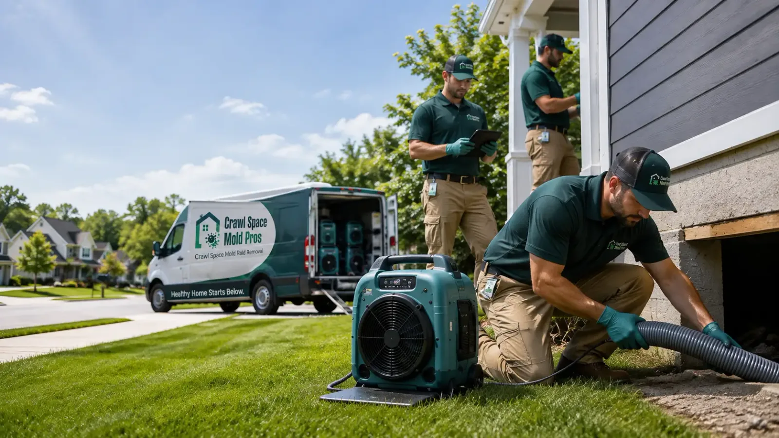Crawl Space Mold Removal in Kulpmont, PA